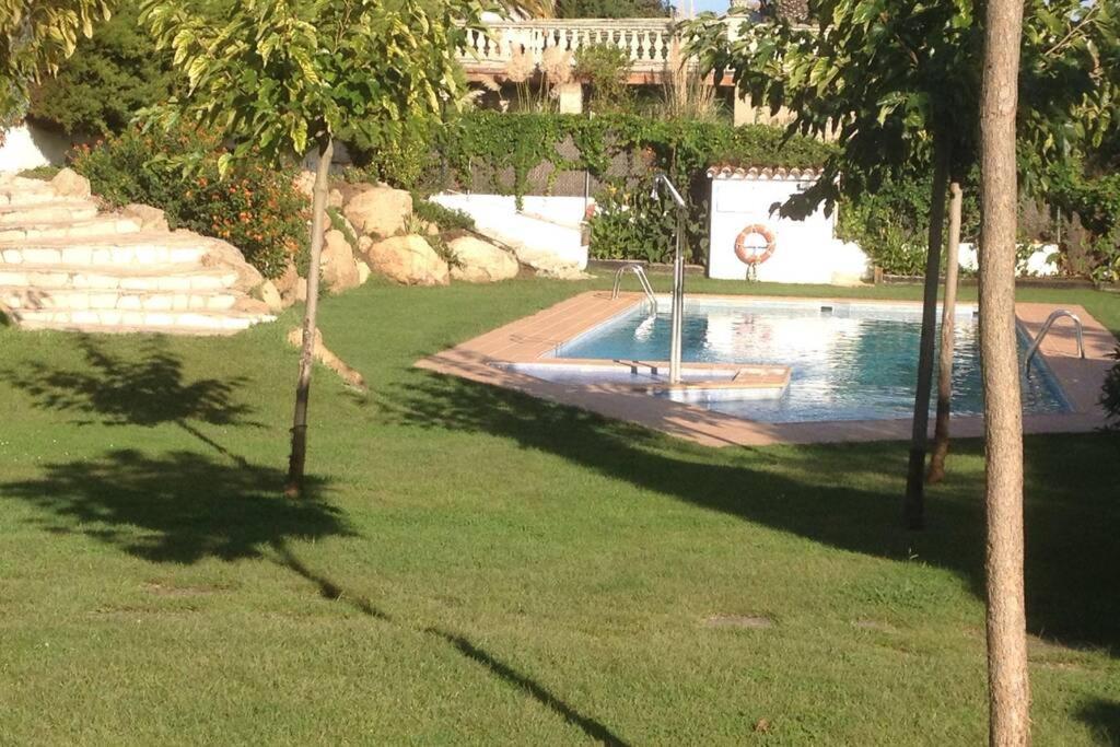 Casita Blanca Con Fibra Optica Y Piscina Cominutaria Βίλα Τόσα ντε Μαρ Εξωτερικό φωτογραφία