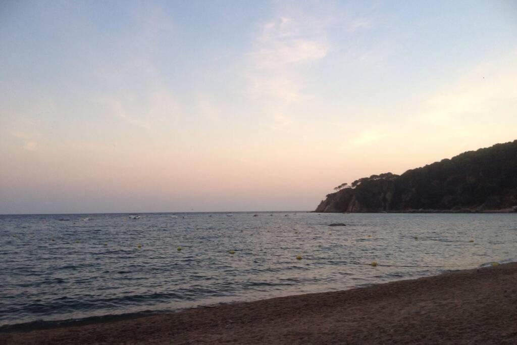 Casita Blanca Con Fibra Optica Y Piscina Cominutaria Βίλα Τόσα ντε Μαρ Εξωτερικό φωτογραφία